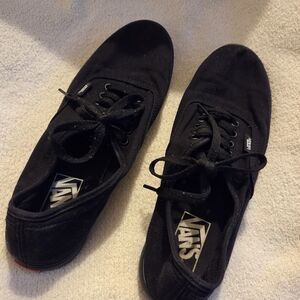 Vans Women's Black Canvas Shoes